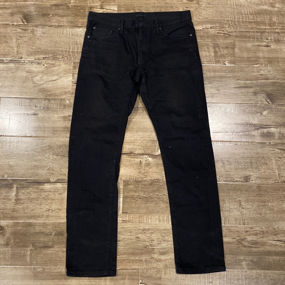 Uniqlo Men's Slim Straight Jeans - Black